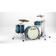 TAMA Starclassic Maple 3-piece shell pack with 22" bass drum, Chrome Shell Hardware MOLTEN ELECTRIC BLUE BURST
