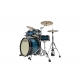 TAMA Starclassic Maple 4-piece shell pack with 22" bass drum, Black Nickel Shell Hardware MOLTEN ELECTRIC BLUE BURST