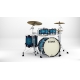 TAMA Starclassic Maple 4-piece shell pack with 22" bass drum, Chrome Shell Hardware MOLTEN ELECTRIC BLUE BURST