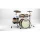 TAMA Starclassic Maple 4-piece shell pack with 22" bass drum, Chrome Shell Hardware NATURAL PACIFIC WALNUT BURST