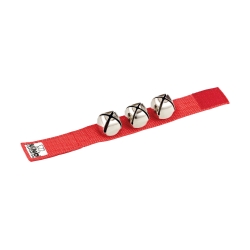 BRACELET NINO 3 GRELOTS, ROUGE