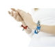 BRACELET NINO 3 GRELOTS, ROUGE