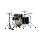 TAMA Starclassic Maple 4-piece shell pack with 22" bass drum, Chrome Shell Hardware PIANO BLACK