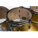 TAMA Starclassic Maple 4-piece shell pack with 22" bass drum, Smoked Black Nickel Shell Hardware SATIN AZTEC GOLD METALLIC