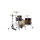 TAMA Starclassic Maple 3-piece shell pack with 22" bass drum, Smoked Black Nickel Shell Hardware TOBACCO SUNBURST MOVINGUI