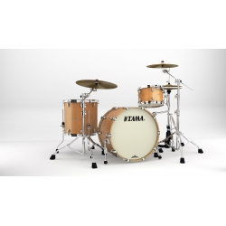 TAMA Starclassic Maple 3-piece shell pack with 22" bass drum, Chrome Shell Hardware VINTAGE ANTIQUE MAPLE