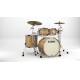 TAMA Starclassic Maple 4-piece shell pack with 22" bass drum, Black Nickel Shell Hardware VINTAGE ANTIQUE MAPLE