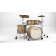 TAMA Starclassic Maple 4-piece shell pack with 22" bass drum, Smoked Black Nickel Shell Hardware VINTAGE ANTIQUE MAPLE