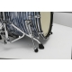 TAMA Starclassic Maple 4-piece shell pack with 22" bass drum, Chrome Shell Hardware BLUE & WHITE OYSTER