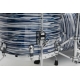 TAMA Starclassic Maple 4-piece shell pack with 22" bass drum, Chrome Shell Hardware BLUE & WHITE OYSTER