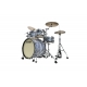 TAMA Starclassic Maple 4-piece shell pack with 22" bass drum, Chrome Shell Hardware BLUE & WHITE OYSTER
