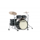 TAMA Starclassic Maple 4-piece shell pack with 22" bass drum, Black Nickel Shell Hardware CHARCOAL SWIRL