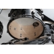 TAMA Starclassic Maple 4-piece shell pack with 22" bass drum, Black Nickel Shell Hardware CHARCOAL SWIRL
