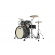 TAMA Starclassic Maple 4-piece shell pack with 22" bass drum, Black Nickel Shell Hardware CHARCOAL SWIRL