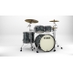 TAMA Starclassic Maple 4-piece shell pack with 22" bass drum, Smoked Black Nickel Shell Hardware CHARCOAL SWIRL