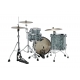 TAMA Starclassic Maple 3-piece shell pack with 22" bass drum, Chrome Shell Hardware SKY BLUE SWIRL