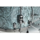 TAMA Starclassic Maple 4-piece shell pack with 22" bass drum, Smoked Black Nickel Shell Hardware SKY BLUE SWIRL
