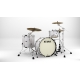 TAMA Starclassic Maple 3-piece shell pack with 22" bass drum, Chrome Shell Hardware SNOW WHITE PEARL