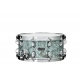 TAMA Starclassic Maple 14"x6.5" Snare Drum, Chrome Shell Hardware SKY BLUE SWIRL