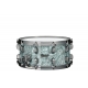 TAMA Starclassic Maple 14"x6.5" Snare Drum, Smoked Black Nickel Shell Hardware SKY BLUE SWIRL