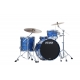 TAMA Starclassic Walnut/Birch 3-piece shell pack with 22" bass drum LACQUER OCEAN BLUE RIPPLE