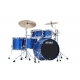 TAMA Starclassic Walnut/Birch 5-piece shell pack with 22" bass drum LACQUER OCEAN BLUE RIPPLE