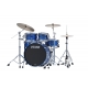 TAMA Starclassic Walnut/Birch 5-piece shell pack with 22" bass drum LACQUER OCEAN BLUE RIPPLE