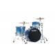 TAMA Starclassic Walnut/Birch 3-piece shell pack with 22" bass drum MOLTEN BLUE ICE FADE