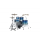 TAMA Starclassic Walnut/Birch 4-piece shell pack with 22" bass drum MOLTEN BLUE ICE FADE