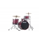 TAMA Starclassic Walnut/Birch 3-piece shell pack with 20" bass drum MOLTEN DARK RASPBERRY FADE