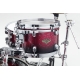 TAMA Starclassic Walnut/Birch 3-piece shell pack with 20" bass drum MOLTEN DARK RASPBERRY FADE