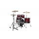 TAMA Starclassic Walnut/Birch 4-piece shell pack with 22" bass drum MOLTEN DARK RASPBERRY FADE