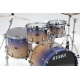 TAMA Starclassic Walnut/Birch 4-piece shell pack with 22" bass drum SATIN PURPLE ATMOSPHERE FADE