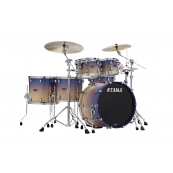 TAMA Starclassic Walnut/Birch 5-piece shell pack with 22" bass drum SATIN PURPLE ATMOSPHERE FADE