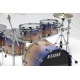 TAMA Starclassic Walnut/Birch 5-piece shell pack with 22" bass drum SATIN PURPLE ATMOSPHERE FADE