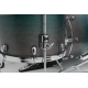 TAMA Starclassic Walnut/Birch 4-piece shell pack with 22" bass drum SATIN SAPPHIRE FADE
