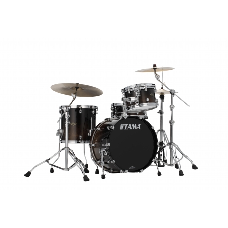 TAMA Starclassic Walnut/Birch 3-piece shell pack with 20" bass drum TRANSPARENT MOCHA FADE