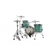TAMA Starclassic Walnut/Birch 3-piece shell pack with 20" bass drum SURF GREEN SILK