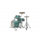 TAMA Starclassic Walnut/Birch 3-piece shell pack with 20" bass drum SURF GREEN SILK