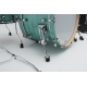 TAMA Starclassic Walnut/Birch 3-piece shell pack with 22" bass drum SURF GREEN SILK