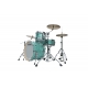 TAMA Starclassic Walnut/Birch 3-piece shell pack with 22" bass drum SURF GREEN SILK