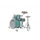 TAMA Starclassic Walnut/Birch 4-piece shell pack with 22" bass drum SURF GREEN SILK