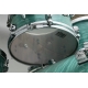 TAMA Starclassic Walnut/Birch 5-piece shell pack with 22" bass drum SURF GREEN SILK