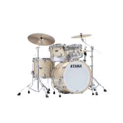 TAMA Starclassic Walnut/Birch 4-piece shell pack with 22" bass drum VINTAGE MARINE PEARL