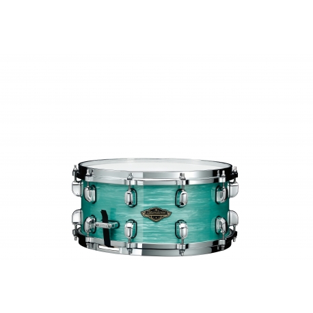 TAMA Starclassic Walnut/Birch 14"x6.5" Snare Drum SURF GREEN SILK