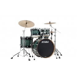 TAMA Starclassic Performer 4-piece shell pack with 22" bass drum MOLTEN STEEL BLUE BURST