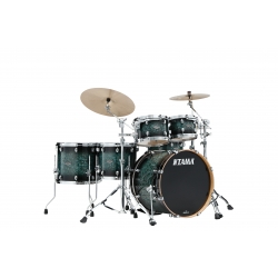 TAMA Starclassic Performer 5-piece shell pack with 22" bass drum MOLTEN STEEL BLUE BURST