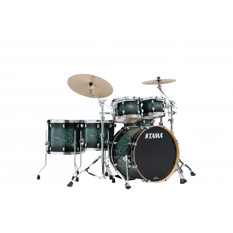 TAMA Starclassic Performer 5-piece shell pack with 22" bass drum MOLTEN STEEL BLUE BURST