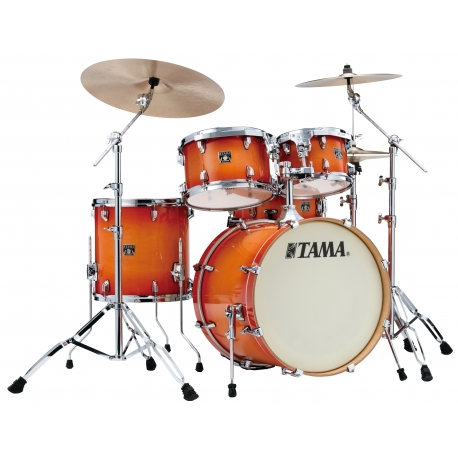 TAMA Superstar Classic 5-piece shell pack with 20" bass drum TANGERINE LACQUER BURST