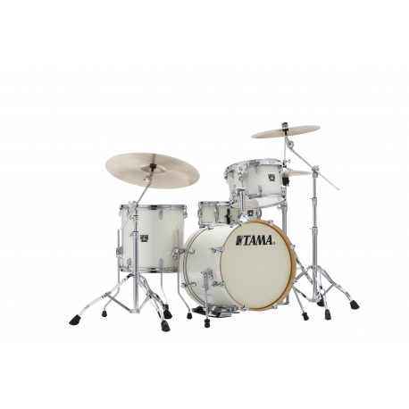 TAMA Superstar Classic 4-Piece shell pack with 18" Bass Drum VINTAGE WHITE SPARKLE